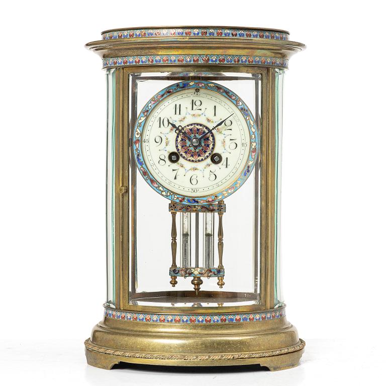 Mantel clock, Samuel Marti et Cie, France, late 19th century.