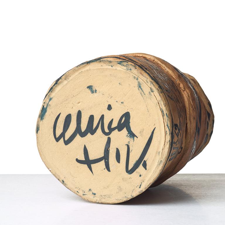 Ulrica Hydman-Vallien, a large stoneware vase, Sweden.