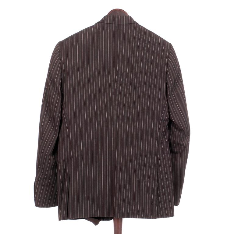 DRIES VAN NOTEN, suit with jacket and pants, size 52.