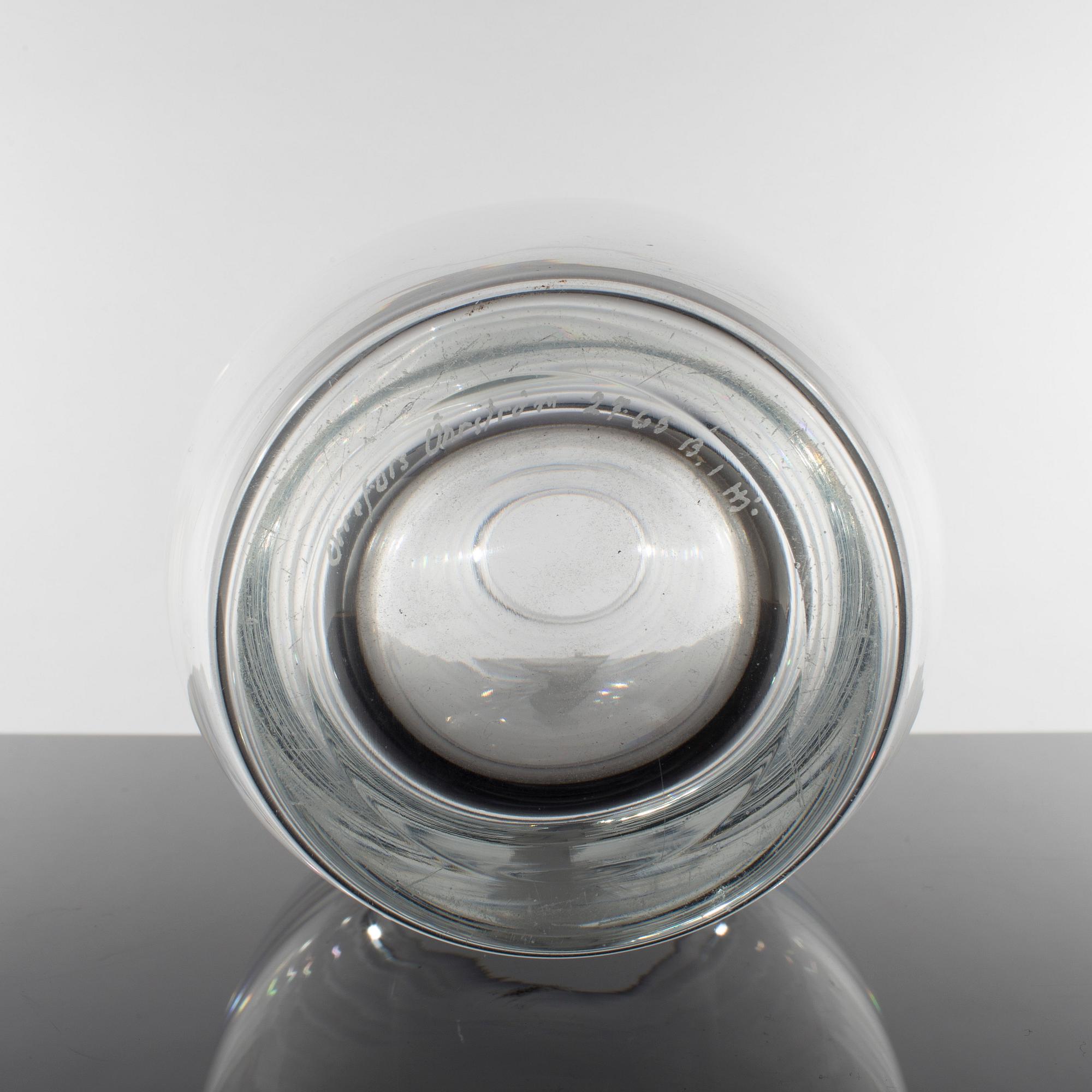 EDVIN ÖHRSTRÖM, vas, glas. Orrefors 1944.