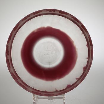 KARL LINDEBERG, skål, glas, Kosta, jugend.