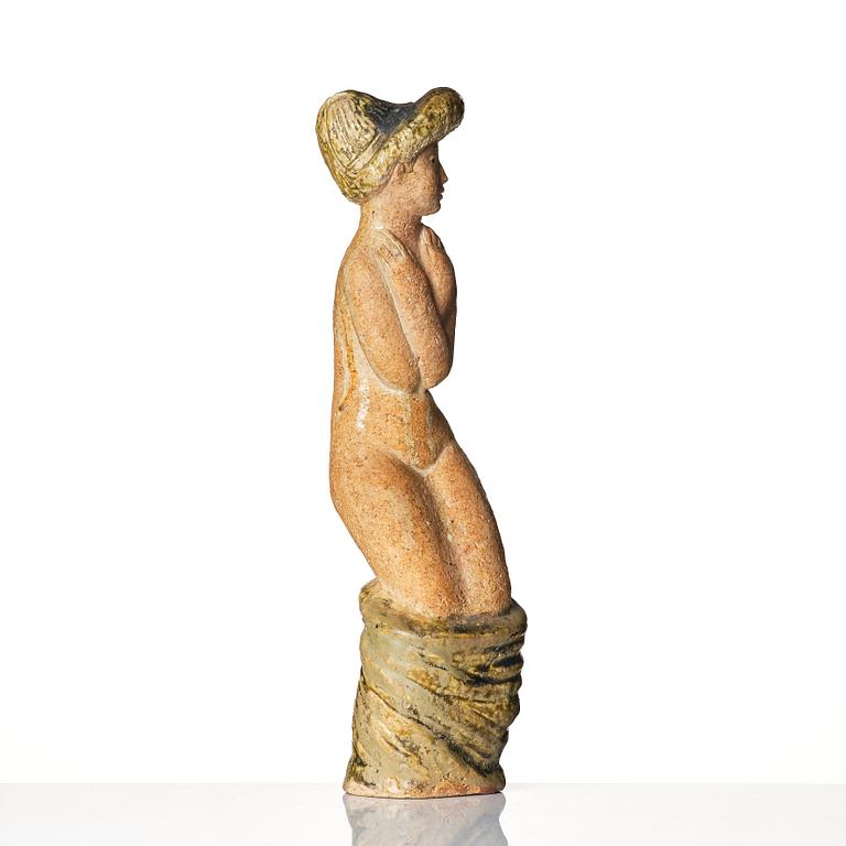 Mari Simmulson, a chamotte stoneware sculpture, Gustavsberg studio, Sweden 1947.