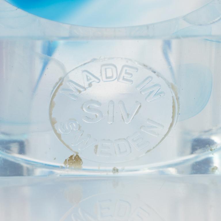 Siv Lagerström, three rings, acrylic plastic, 1970s.