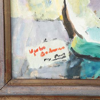 Pär Siegård, Still life, with a motif on the reverse.