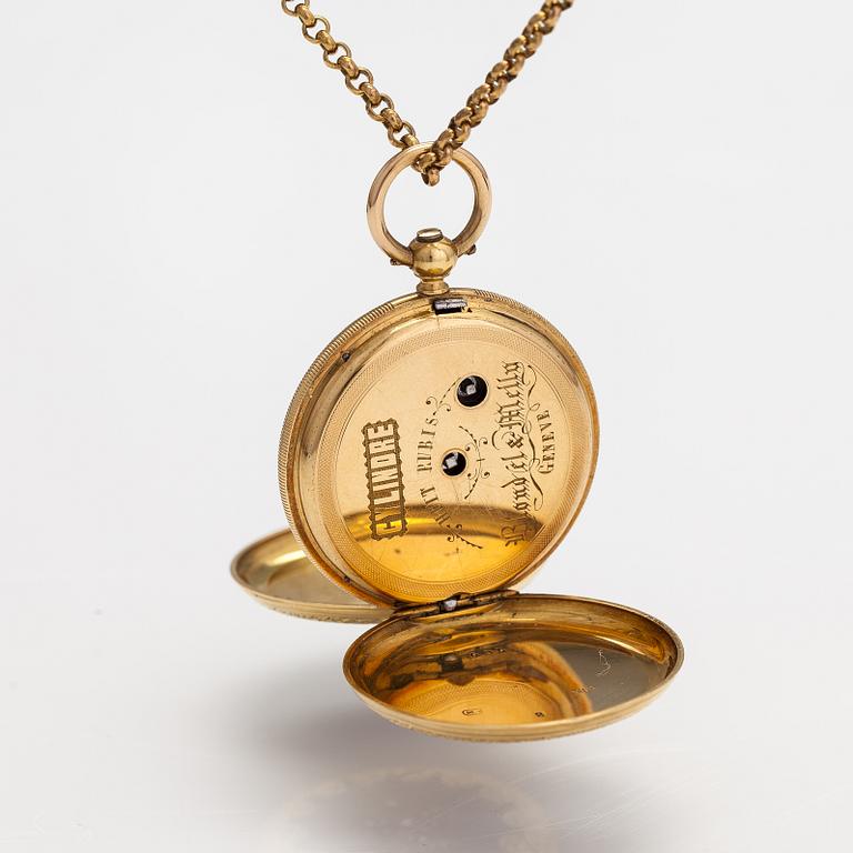 Blondel & Melly, pocket watch, 31 mm.