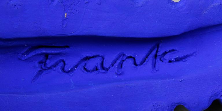 OKÄND KONSTNÄR, skulptur, bär otydl sign.