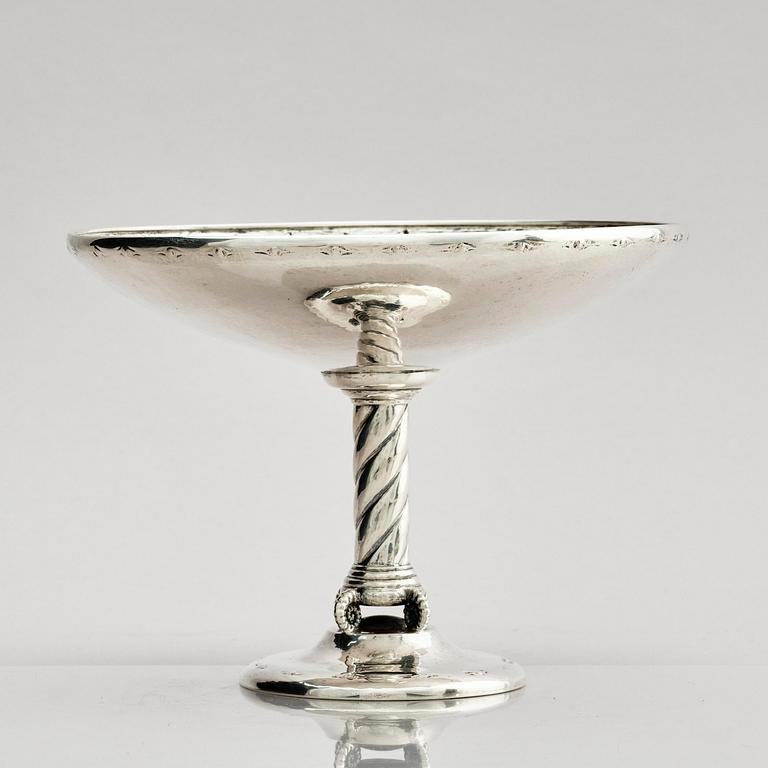 W.A. Bolin, a silver bowl, Stockholm, Sweden 1923.
