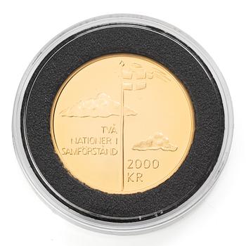 Guldmynt, Sverige, 2000 kronor, 2005.