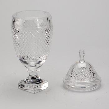 POKAL MED LOCK, glas, "Kent", Kosta, 1900-tal.