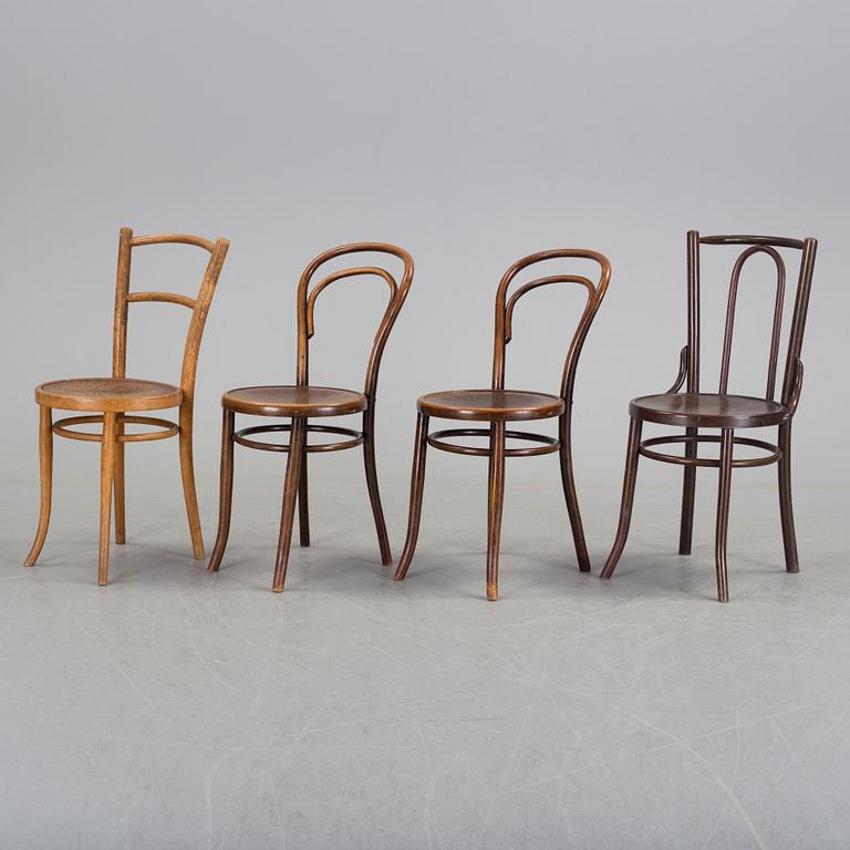 STOLAR, 7 st olika, Thonettyp, bl.a. Mundus och Luterma, 1900-talets början.