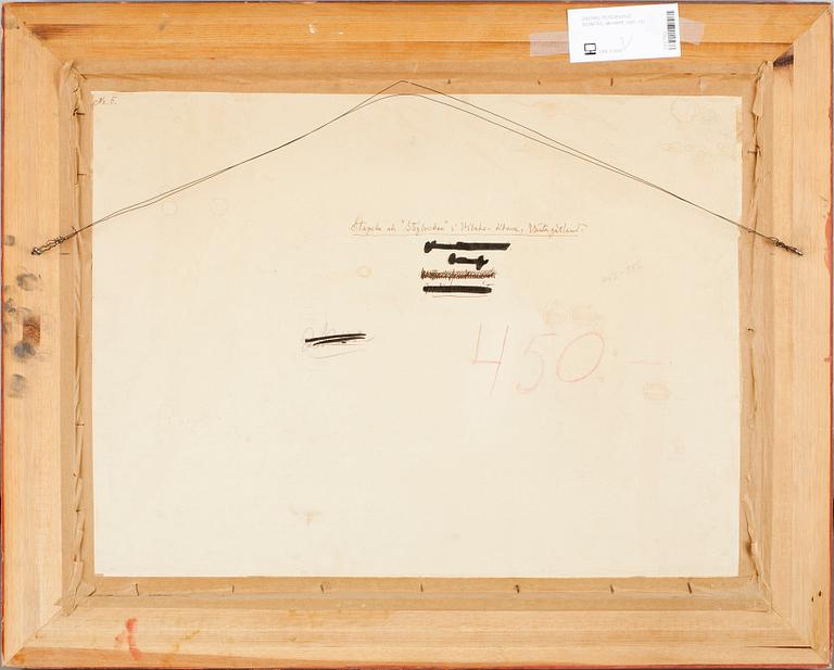 FERDINAND BOBERG, akvarell, sign.