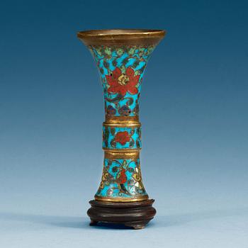 1521. A cloisonné miniature vase, 17th Century.