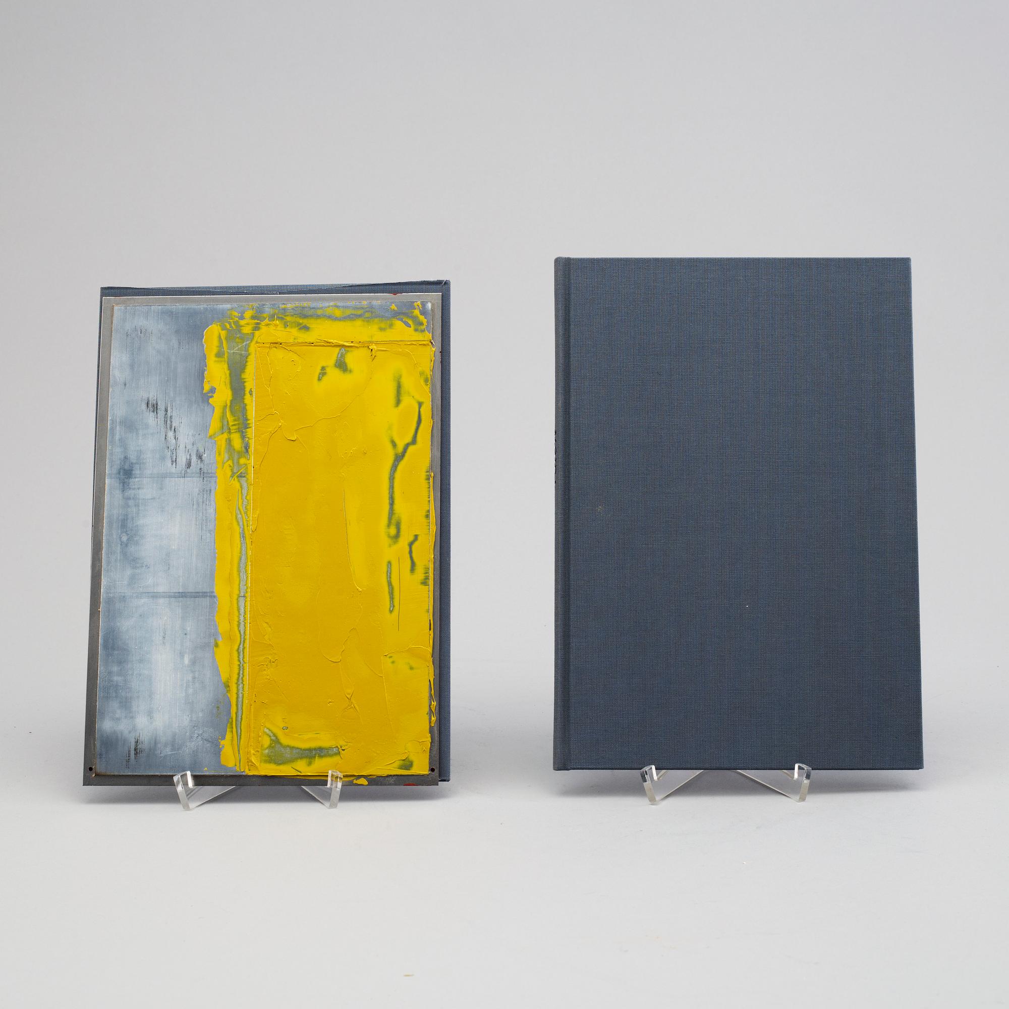 HÅKAN REHNBERG, oil on lead plate, signed, dated 1993 and numbered XIII/XXIX  on verso.