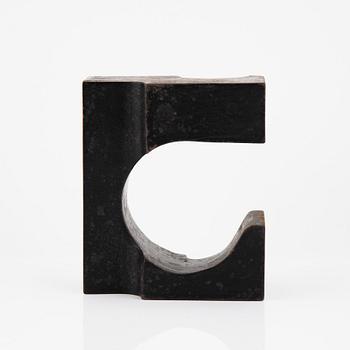 Björn Selder, sculpture, signed, numbered, iron.