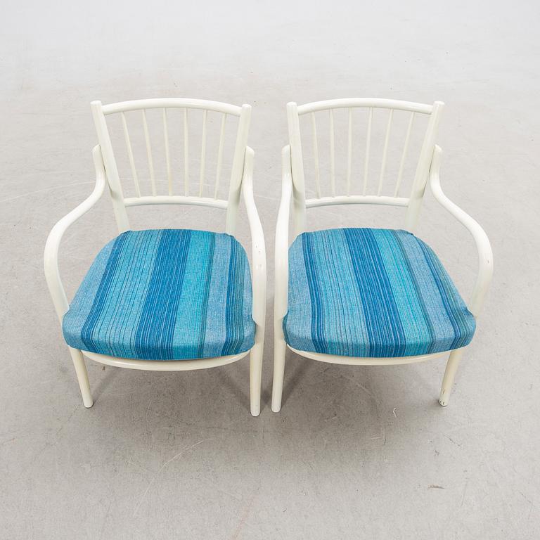 Armchairs, a pair, Thonet, 20th century.