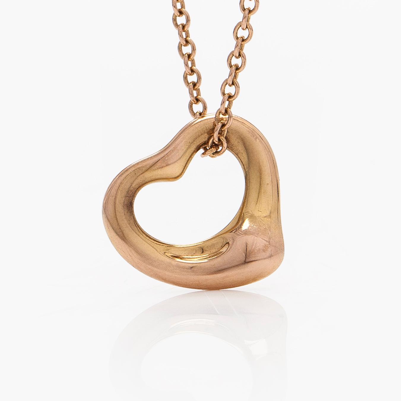 Tiffany & Co, Elsa Peretti, kaulakoru, "Open Heart", 18K kultaa.