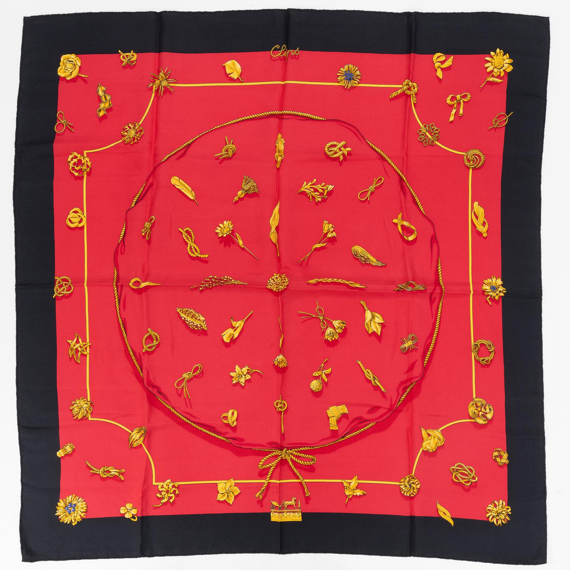 Hermès, scarf, "Clips".