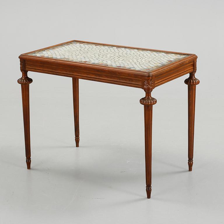SOFFBORD, mahogny, 1950-60-tal.