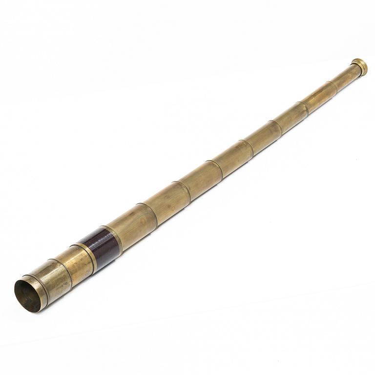 Telescope, 19th century, marked L Ingr Chevalier,  opticien du Roi  , Place du Pont Neuf 15, Paris.