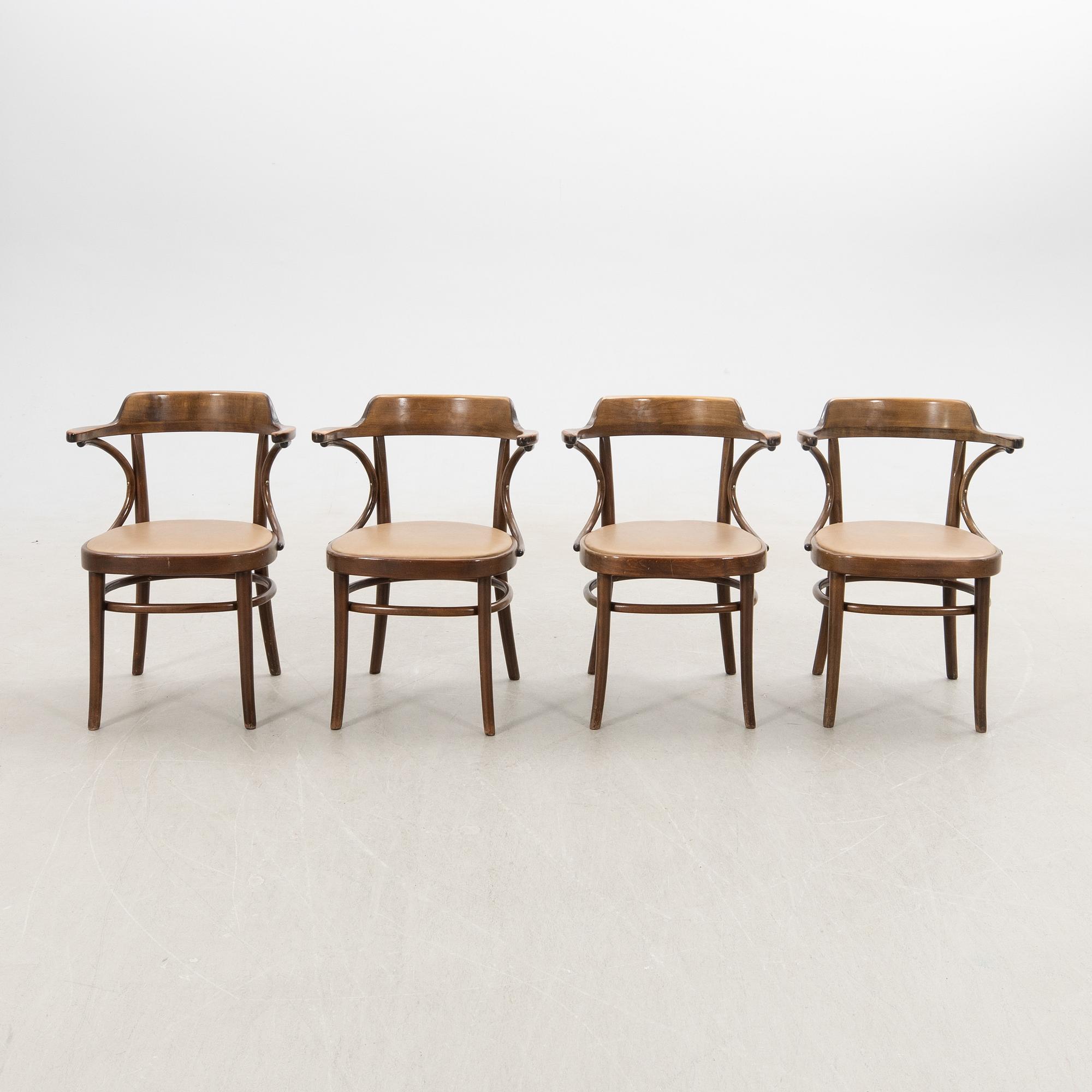 Armchairs 8 pcs Gemla "Cattelin" late 20th century.
