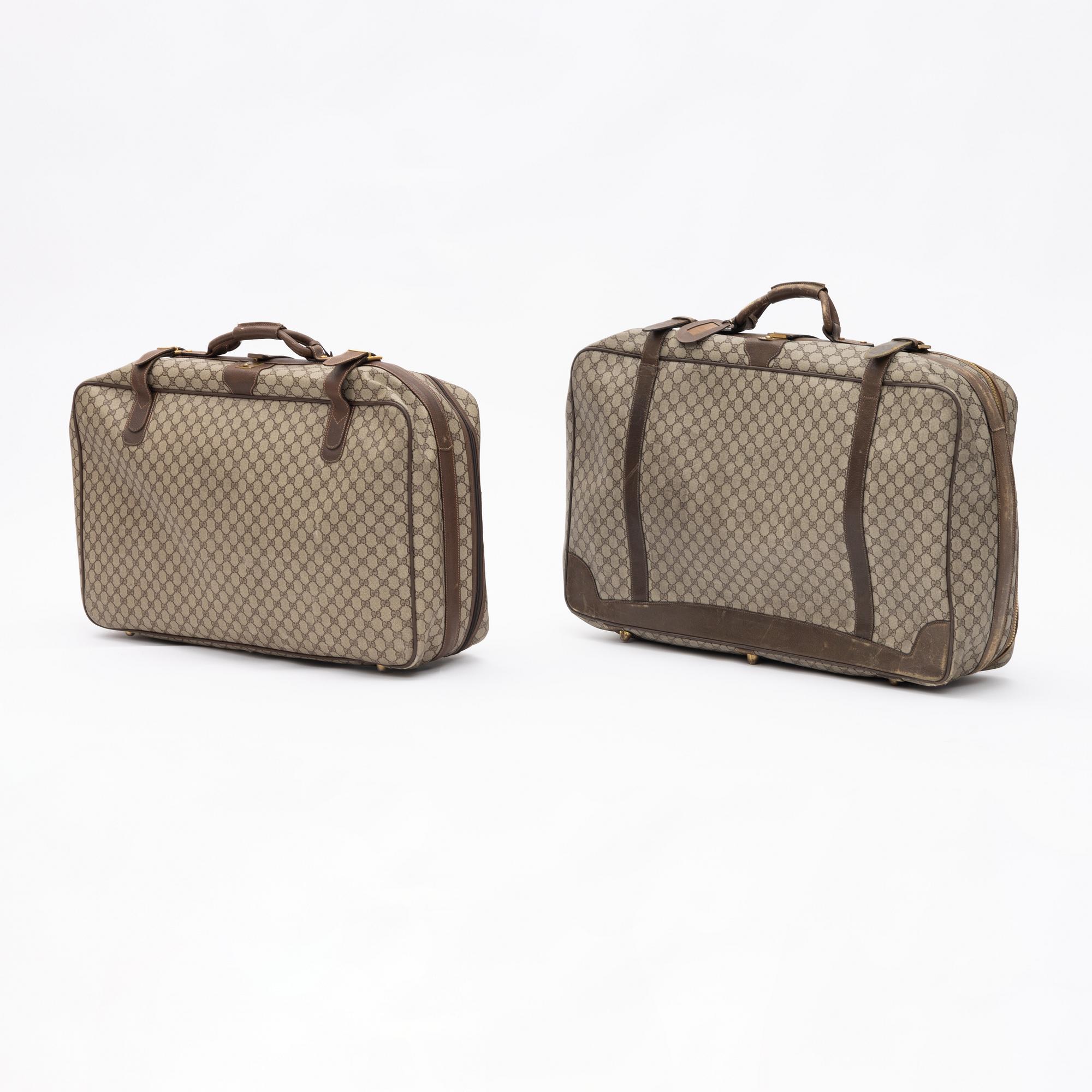 Gucci, two suitcases, 1970s.