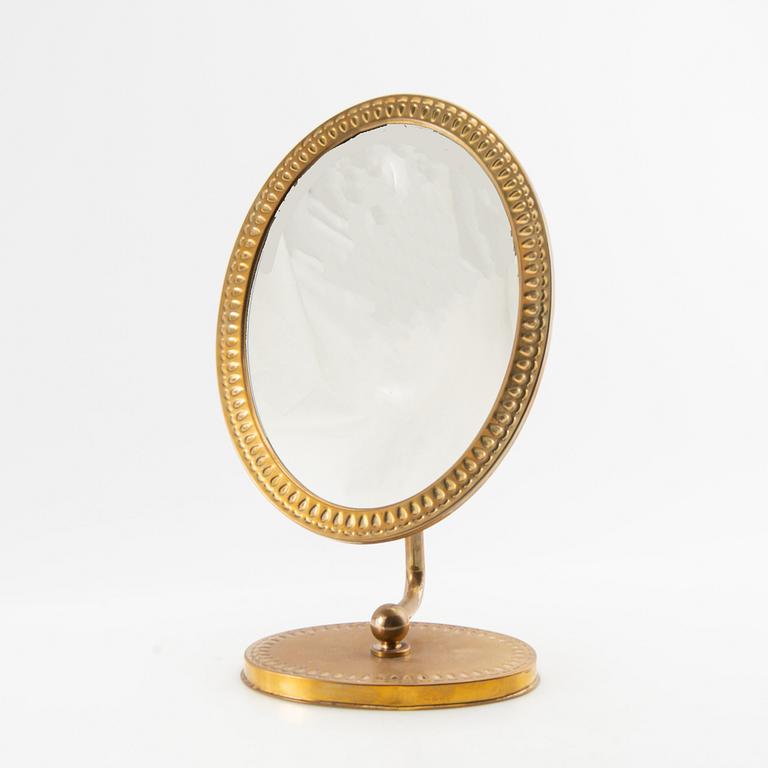 Table mirror, mid-20th century.