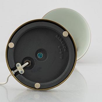 Eje Ahlgren, a pair of brass table lamps, model 'B-075', Bergboms, Sweden, 1960-70s.