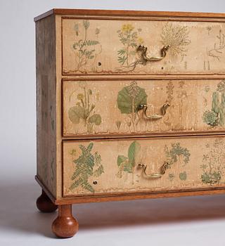 Josef Frank, a chest of drawers / sideboard 'Flora', Svenskt Tenn, Sweden, model 1050, 1940's.