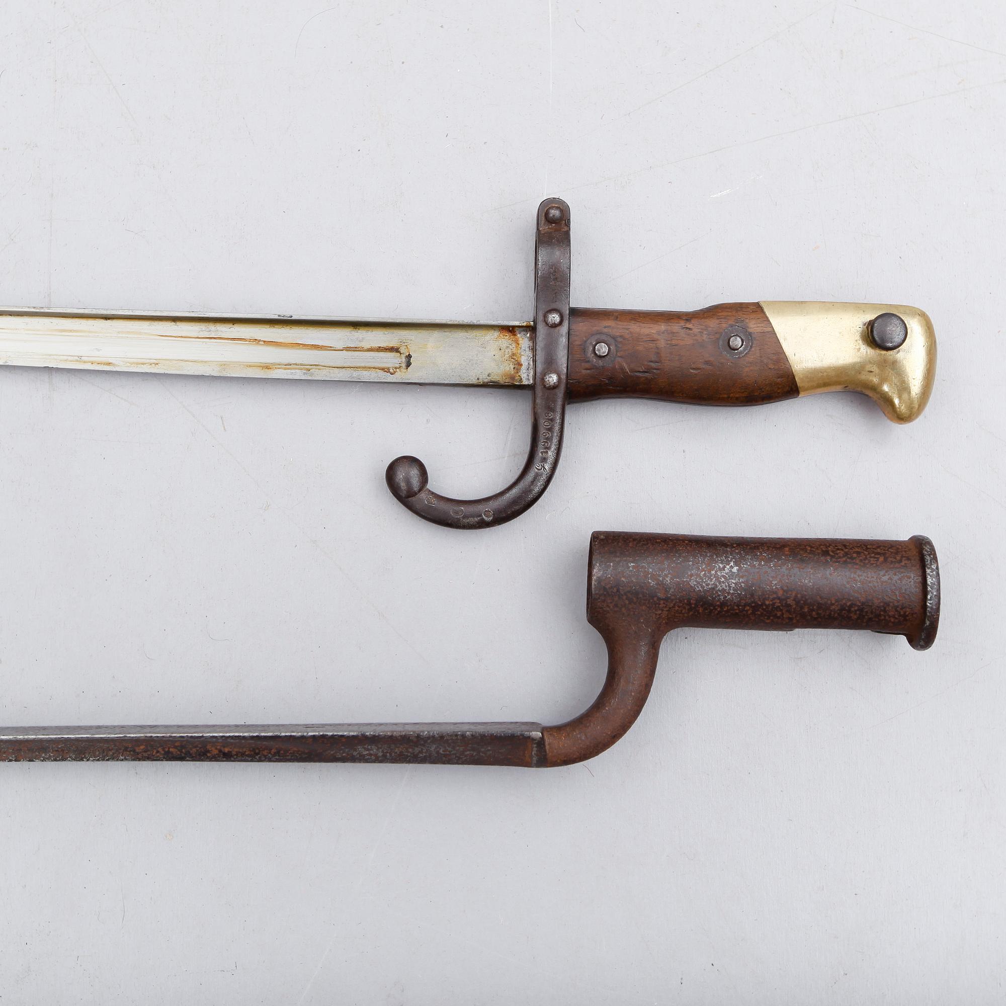 BAJONETTER, 2 st, 1800-tal.