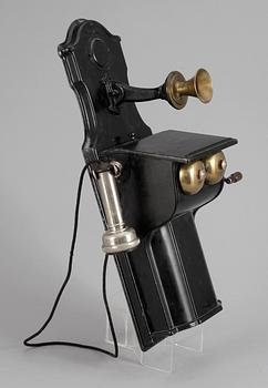 VÄGGTELEFON, LM Ericsson, 1900-talets början.