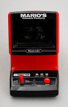 SPELKONSOL, "Mario's Cement Factory", Game & Watch, Nintendo.