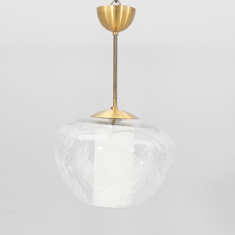 A Swedish Modern, ceiling lamp, 1940s.