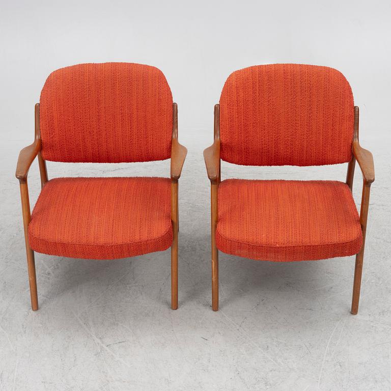 Inge Andersson, armchairs, a pair, "Domus", Bröderna Andersson, 1960s.