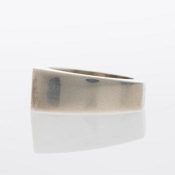 GEORG JENSEN, RING "Victory" and BRACELET "Zephyr", silver.