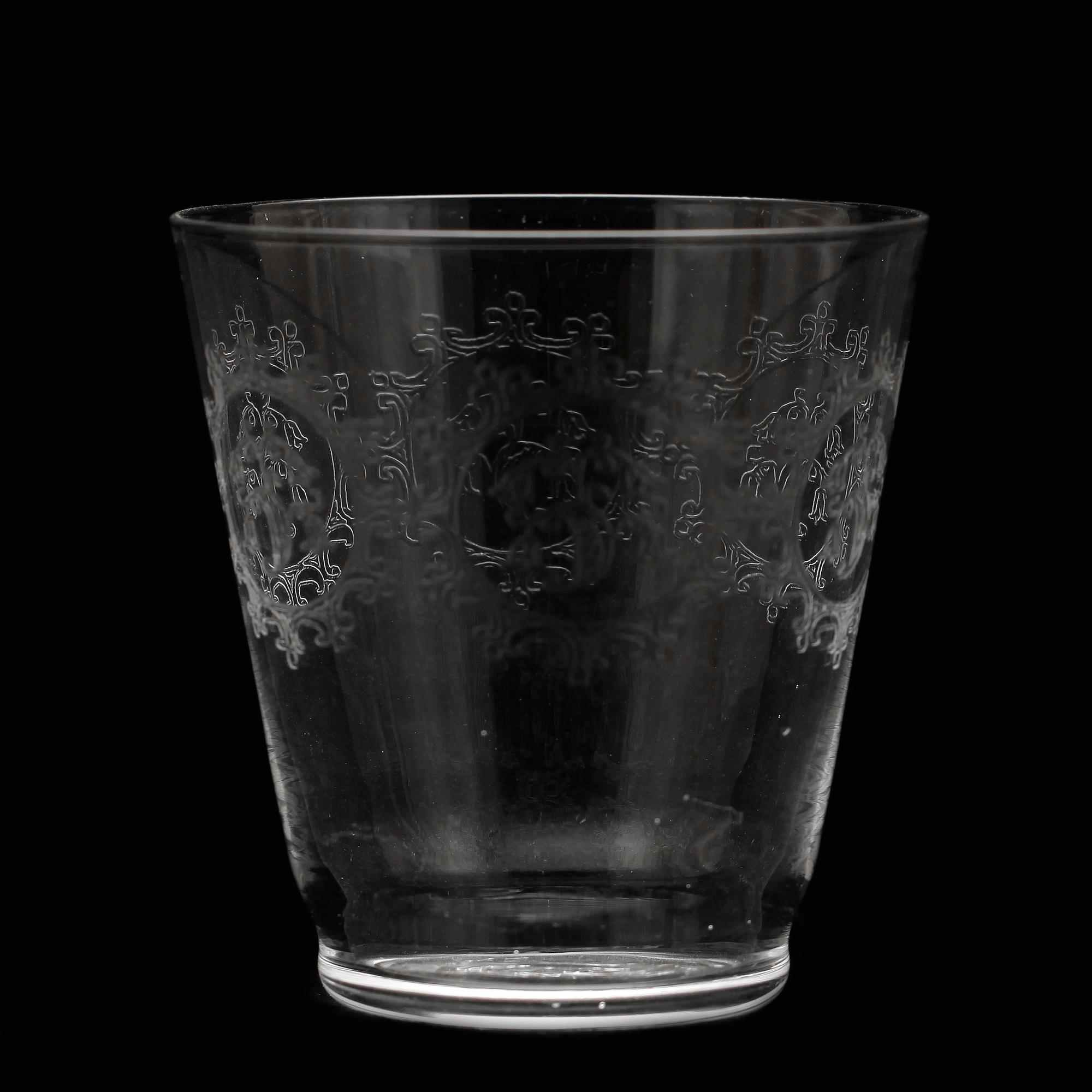 GLASSERVIS, 72 delar, Kosta Boda, 1900-tal.
