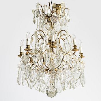 Chandelier, Baroque style, 20th century.