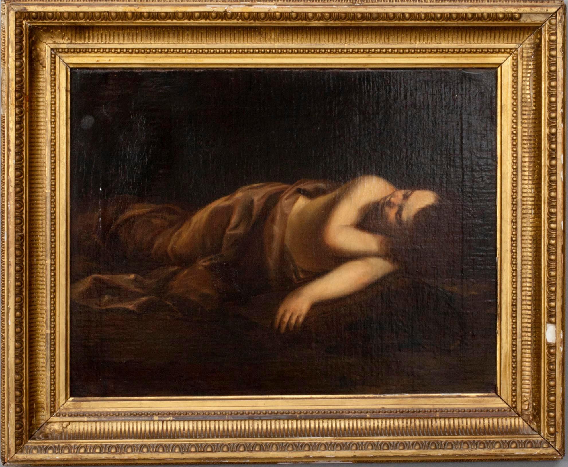 OKÄND KONSTNÄR, troligen spansk konstnär 1700-tal, olja på duk.