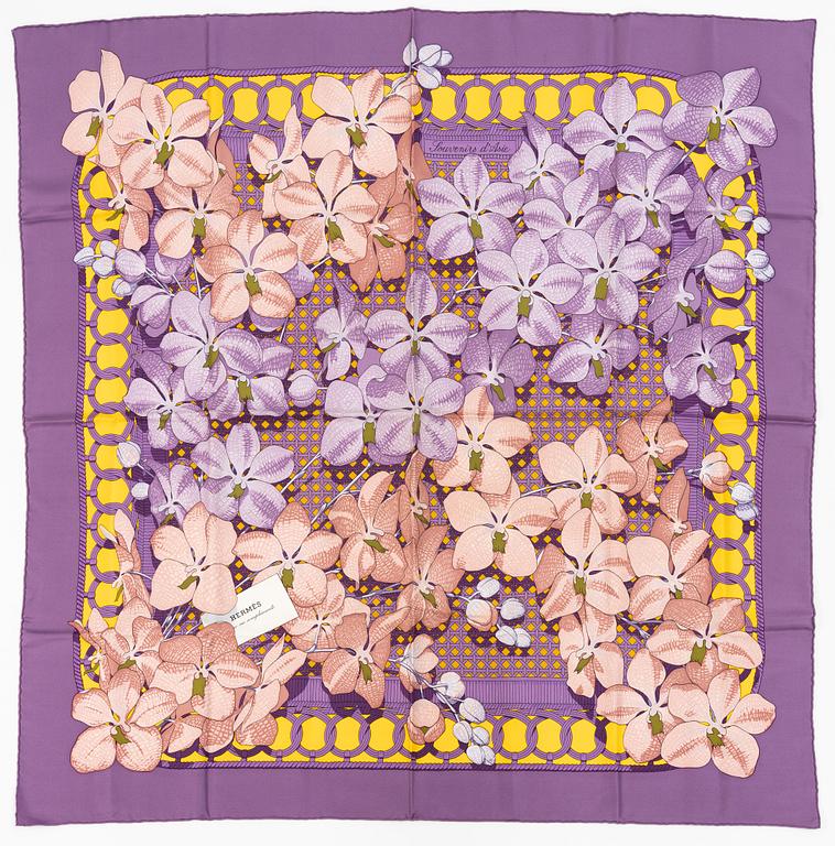 Hermès, scarf, "Souvenirs d'Asie".