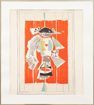 PAUL RENÉ GAUGUIN, färglitografi, signerad, daterad 1968 och numrerad 177/310.