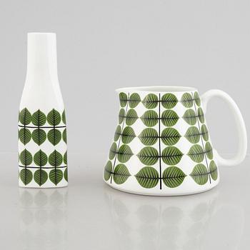 Stig Lindberg, servis, 50 delar, flintgods, "Berså", Gustavsberg, 1900-talets senare del.