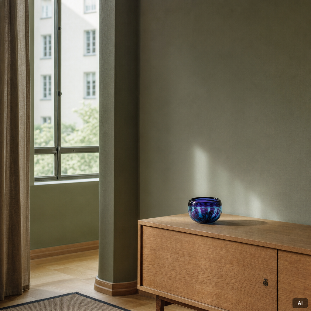Erika Lagerbielke, Vase, glass, unique, Orrefors Gallery, 1999.