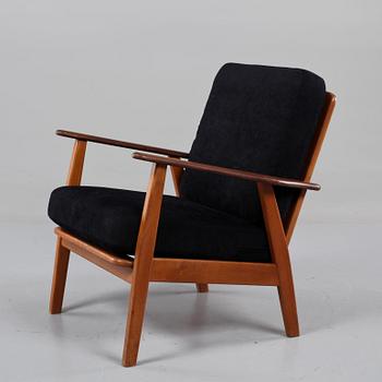 FÅTÖLJ, teak, 1950/60-tal.