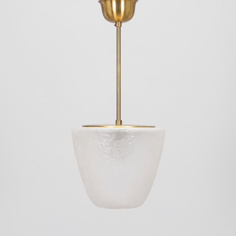 A mid-20th century pendant light.