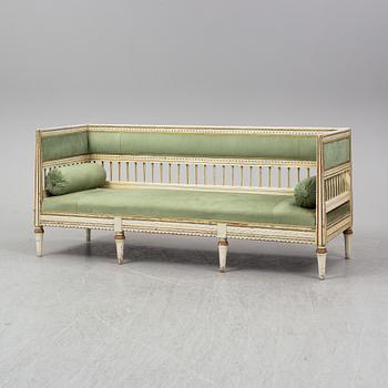 An early 19th century late Gustavian sofa.