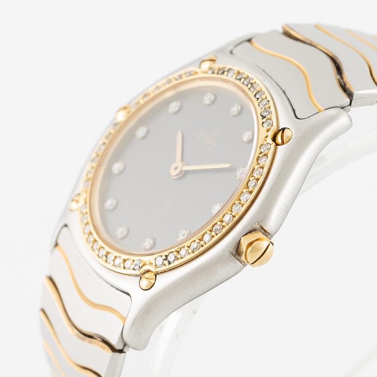 Ebel, Wave, "Barbro Peterson", wristwatch, 27.5 mm.