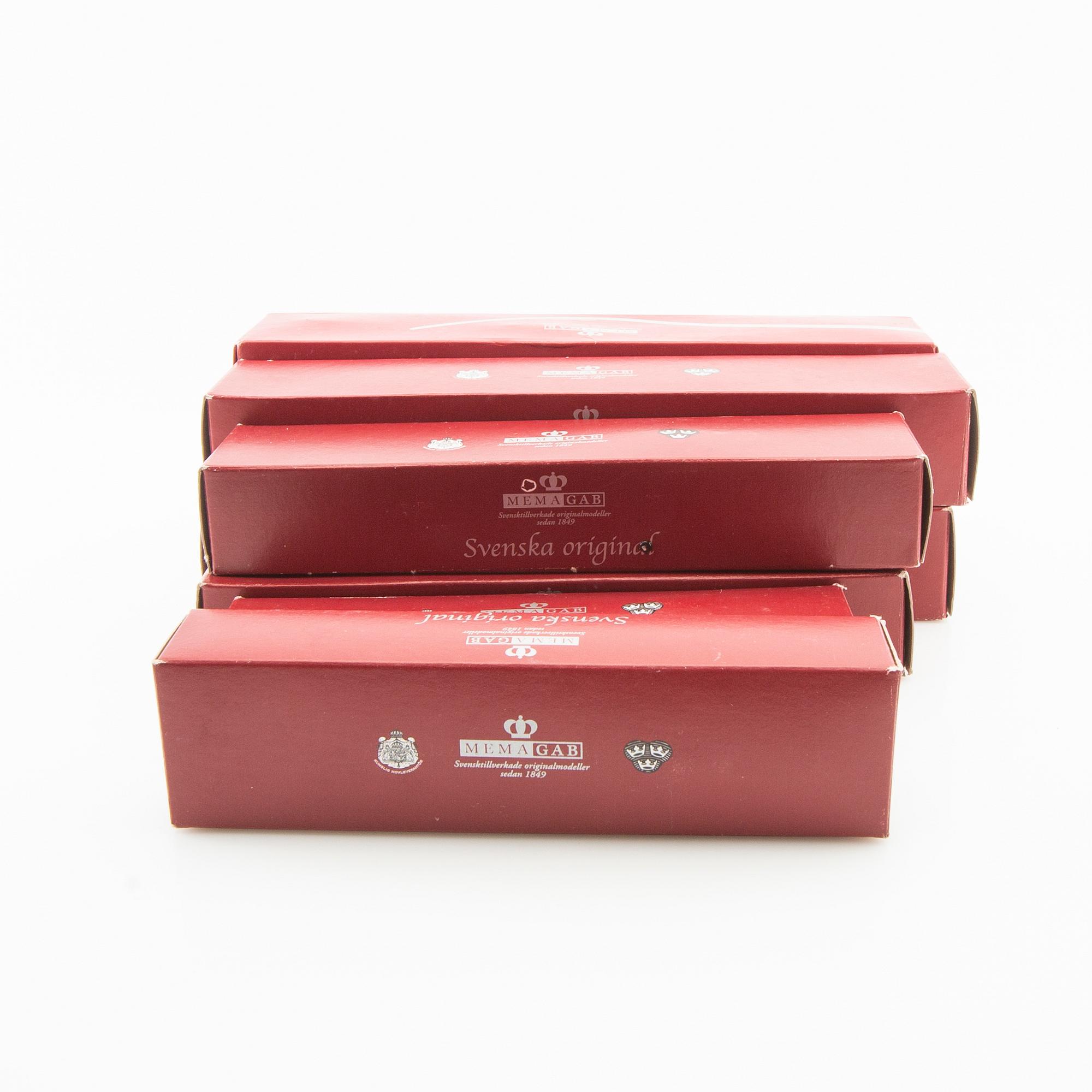 Cutlery silver, 48 pieces "Old French", GAB, Eskilstuna, 2005.