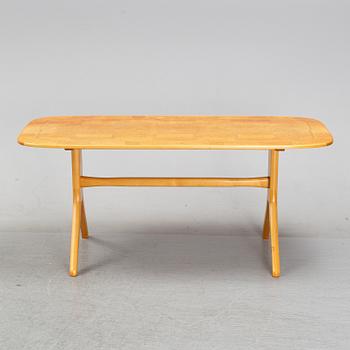 Carl Malmsten, a 'Stora salen' birch sofa table, second half of the 20th century.