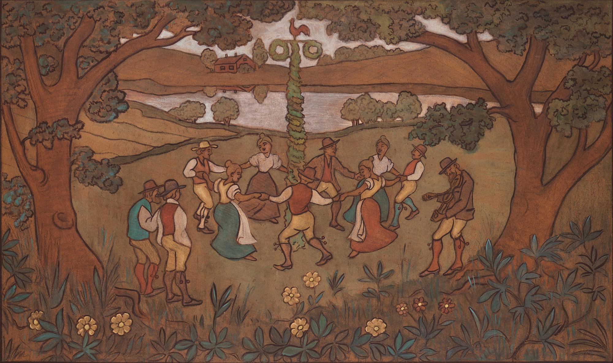 Ivar Arosenius, "Midsommardans".