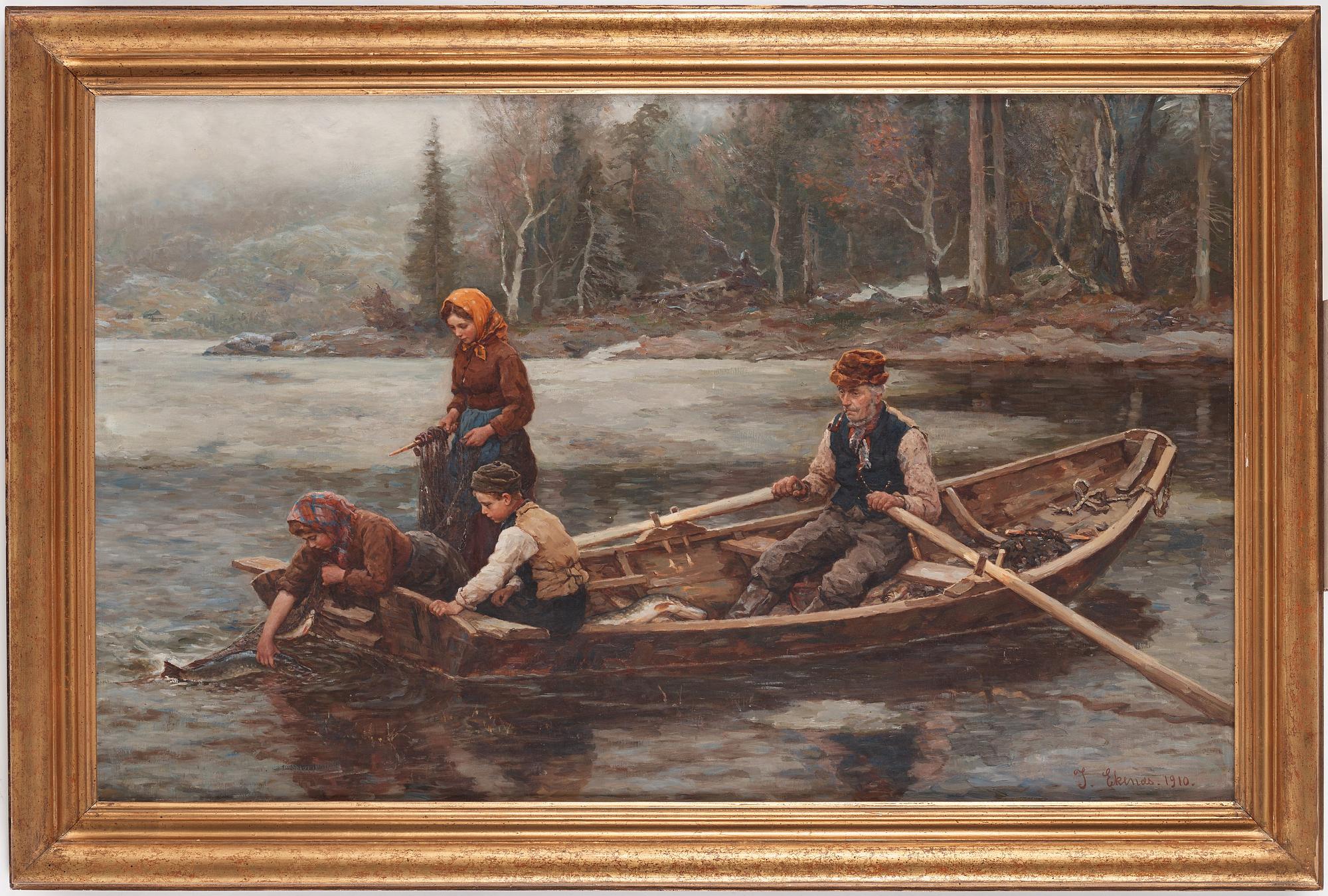 Jahn Ekenaes, Family fishing.