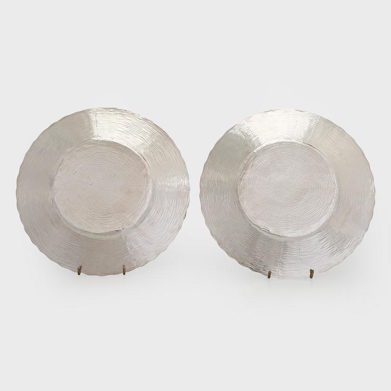 Tapio Wirkkala, Fat, ett par, silver, TW 140, Kultakeskus, Tavastehus 1976.